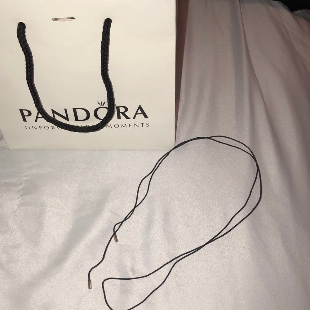 PANDORA- self tie bracelet or necklace!!